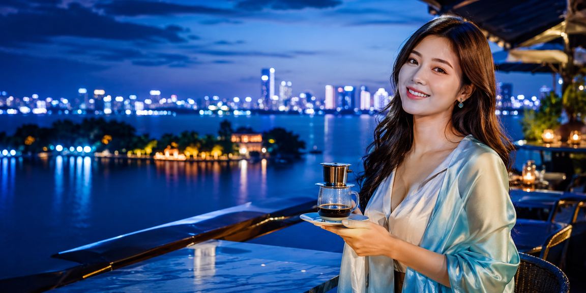 Người dùng tại quán cà phê Hà Nội xem thống kê và nhận định kèo bóng đá trên điện thoại